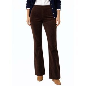 Tuckernuck Pants Women’s Large Corduroy Ashford Chocolate Brown Straight Leg